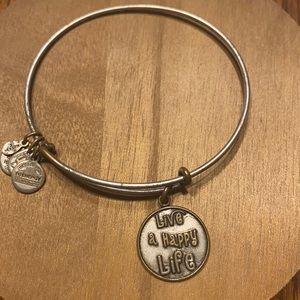 Alex and Ani Live a happy life bracelet